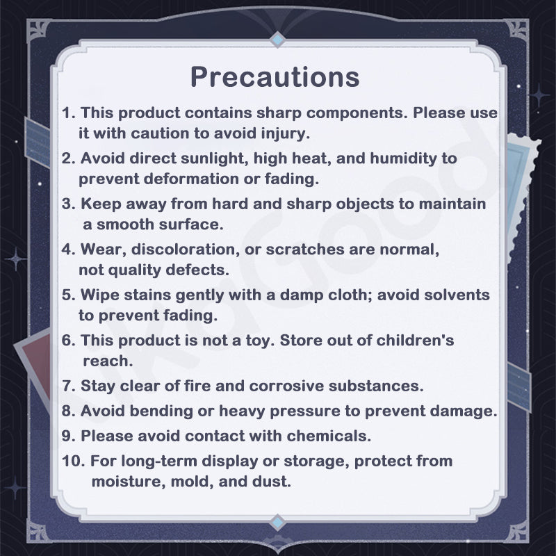 Genshin Impact The Final Feast Series Collectible Card Set Blind Box