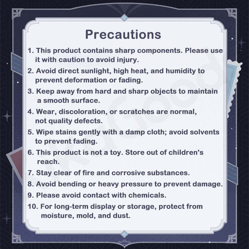 Genshin Impact The Final Feast Series Collectible Card Set Blind Box