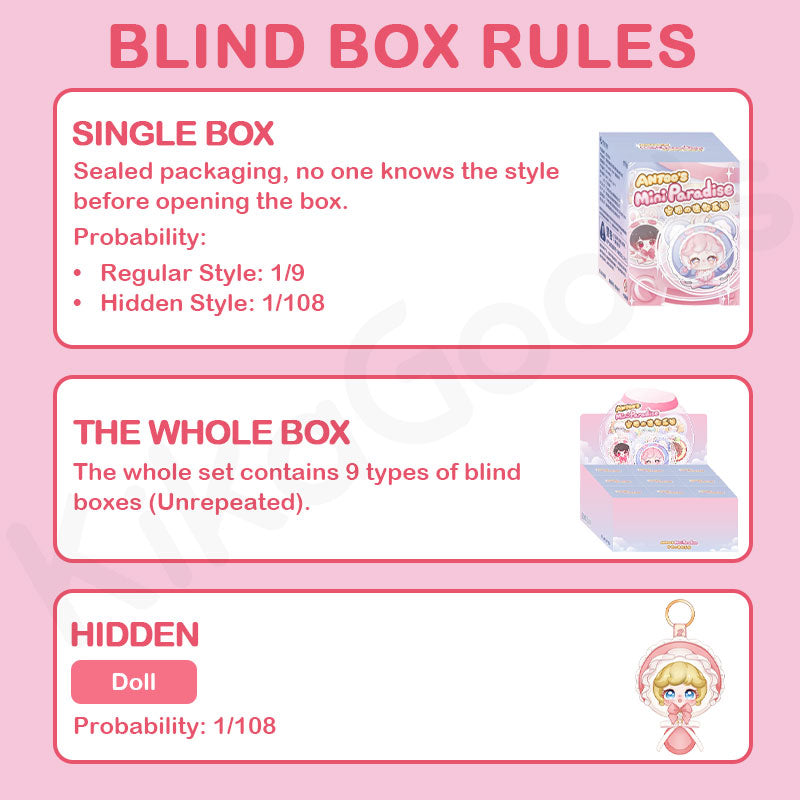 Antoo's Mini Paradise Series Plush Keychain Blind Box【Shipped in Dec. 2025/Jan. 2026】