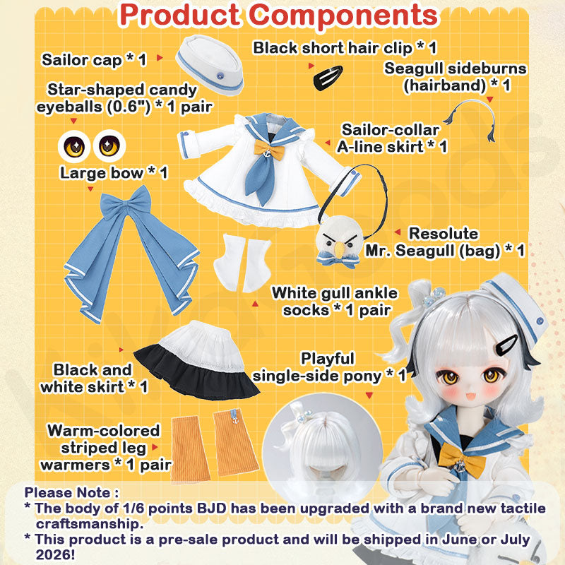 TinyFox 'Sailer' 1/6 Points Angel Body Action Figure【Shipped in Jun./Jul. 2026】