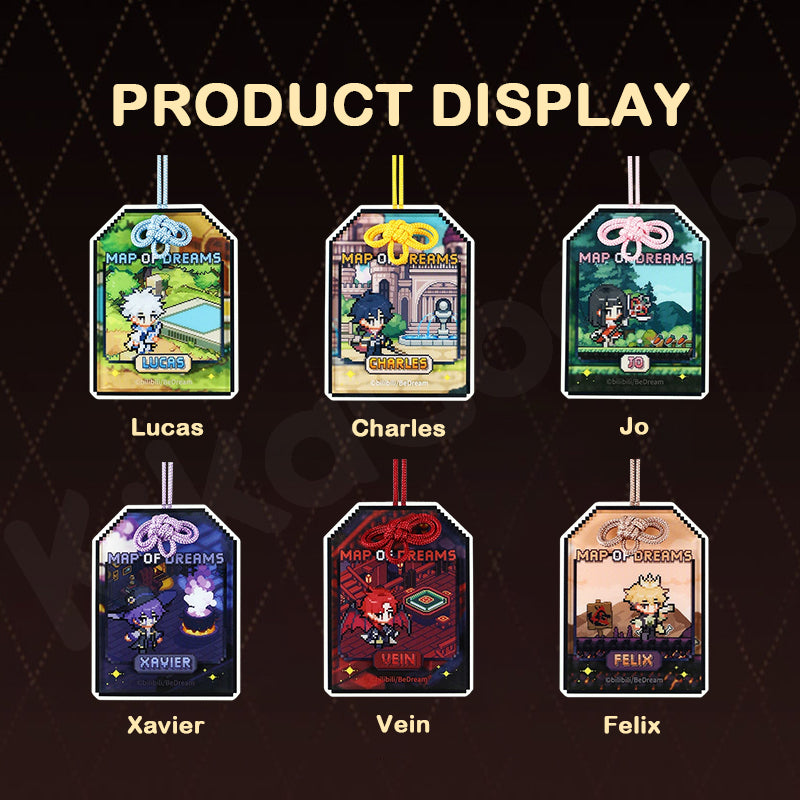 Link Click M.O.D Map of Dreams Series Acrylic Omamori Charm Blind Box