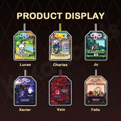 Link Click M.O.D Map of Dreams Series Acrylic Omamori Charm Blind Box