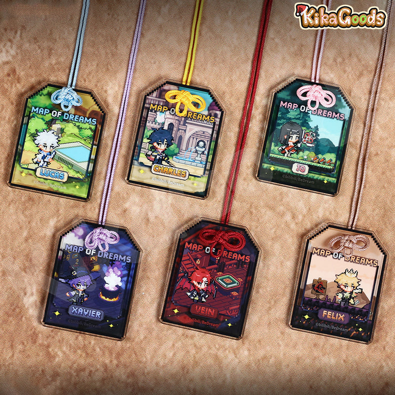 Link Click M.O.D Map of Dreams Series Acrylic Omamori Charm Blind