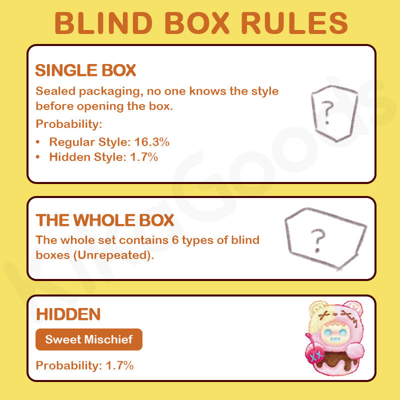 ShinWoo Baby Ghost Bear Bittersweet Series Vinyl Plush Blind Box【Shipped in Dec. 2025/Jan. 2026】