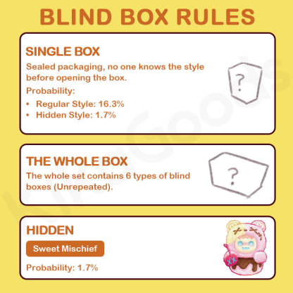 ShinWoo Baby Ghost Bear Bittersweet Series Vinyl Plush Blind Box【Shipped in Dec. 2025/Jan. 2026】