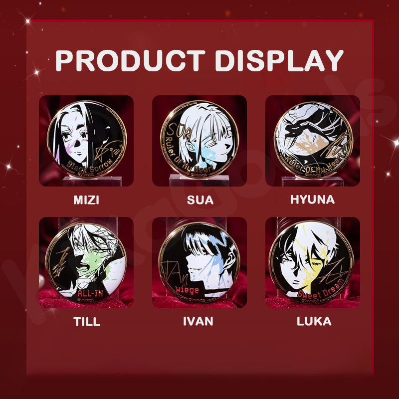 Alien Stage Karmic Angel Series Character Metal Badge Blind Box