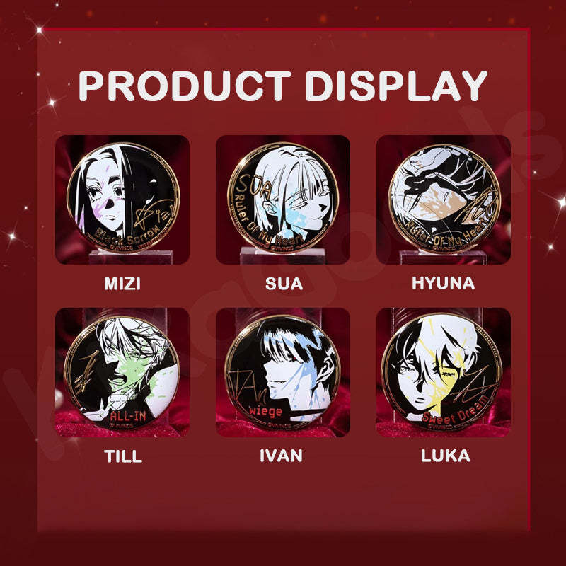 Alien Stage Karmic Angel Series Character Metal Badge Blind Box