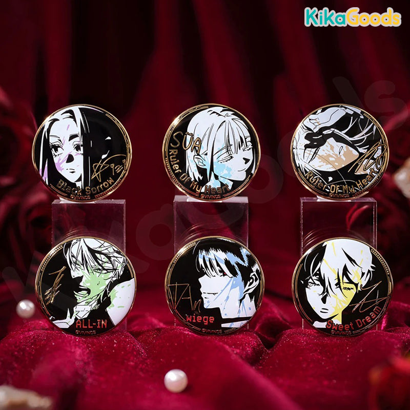 Alien Stage Karmic Angel Series Character Metal Badge Blind Box