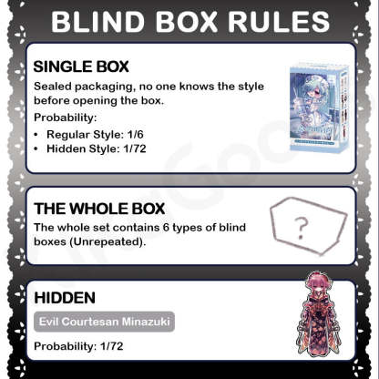 Heart Studio Villainesses' Tribunal: Execution Series 1/6 Action Figure BJD Blind Box【Shipped in May. ~ Jul. 2026】