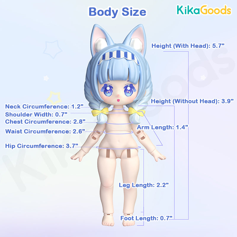 Nyzaii's Sweet Imagination Series 1/12 Action Figure BJD Blind Box【Shipped in Mar./Apr. 2026】