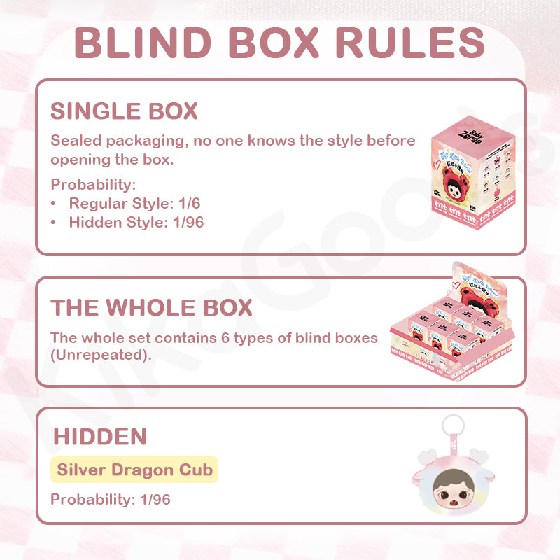 Zoraa's Fluffy Little World Series Plush Keychain Blind Box