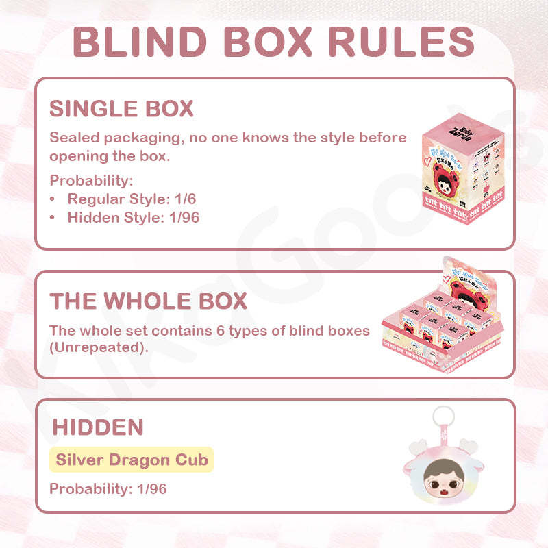 Zoraa's Fluffy Little World Series Plush Keychain Blind Box