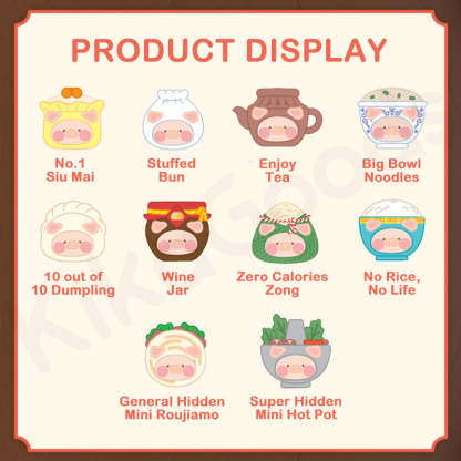 LuLu the Piggy Lu's Table Food Hunter Series Plush Keychain Blind Box【Shipped in Dec. 2025/Jan. 2026】