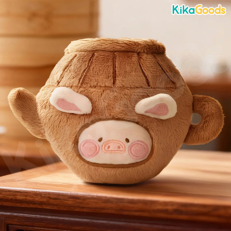 Hidden Treasures 豚型アクセサリーケース LuLu the Piggy Lu's Table Food Hunter Series Plush Keychain Blind