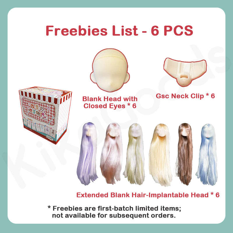 Momotale Four Seasons Tea Tales Series 1/8 Action Figure BJD Blind Box【Shipped in Jan./Feb. 2026】