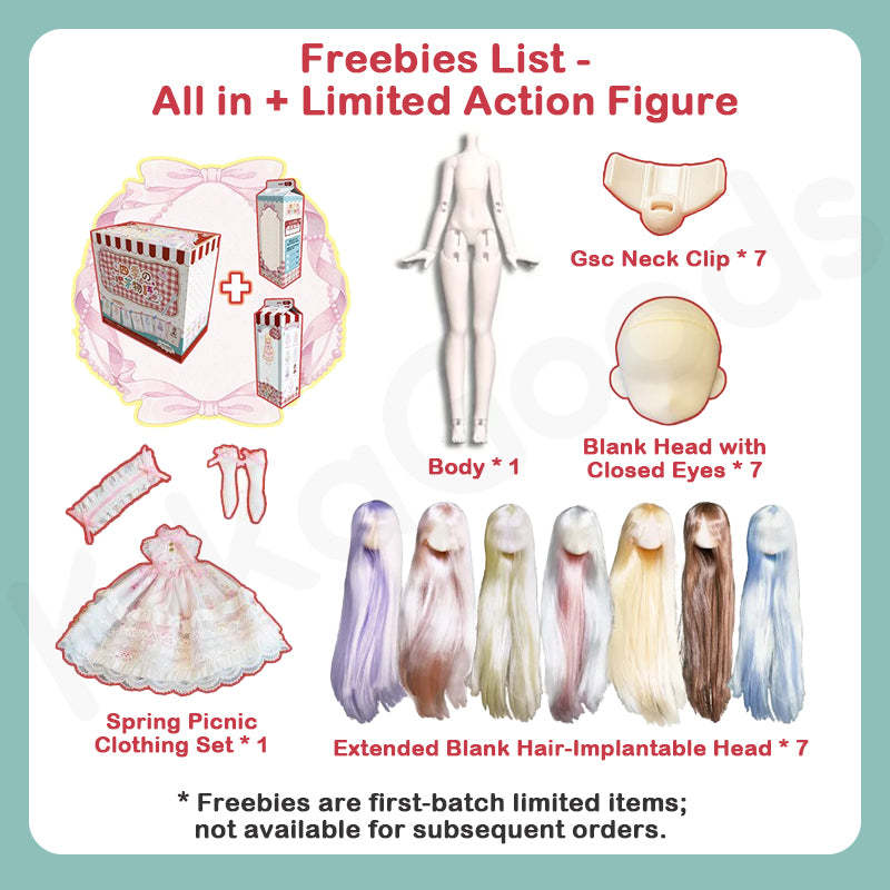 Momotale Four Seasons Tea Tales Series 1/8 Action Figure BJD Blind Box【Shipped in Jan./Feb. 2026】