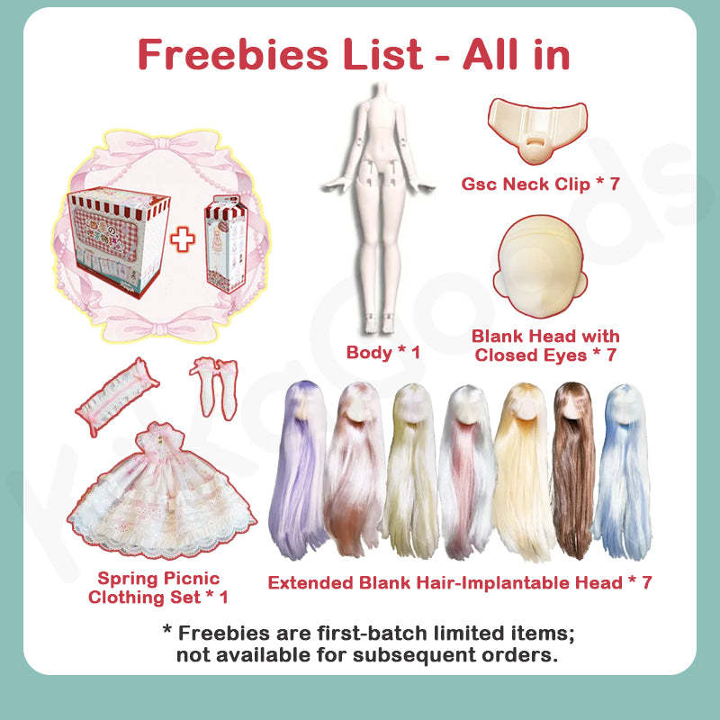 Momotale Four Seasons Tea Tales Series 1/8 Action Figure BJD Blind Box