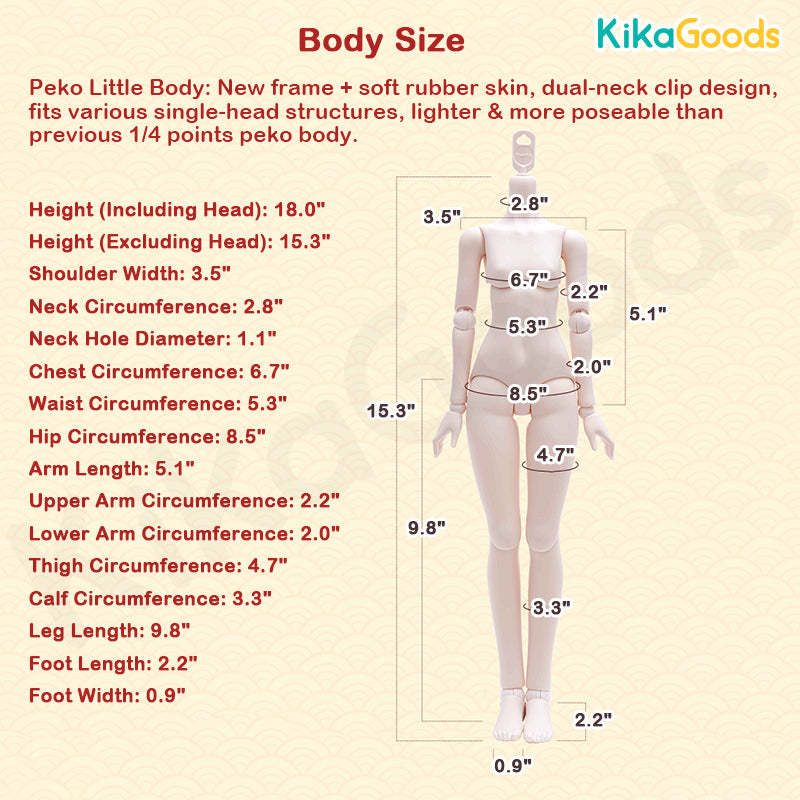 TinyFox x Project 'Dream Battle' 1/4 Points Peko Little Body Action Figure【Shipped in Sept./Oct. 2026】