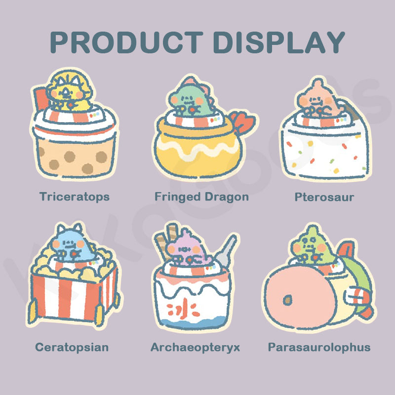 Foodie Dinosaur Space Travel Series Blind Box – KikaGoods Wholesale