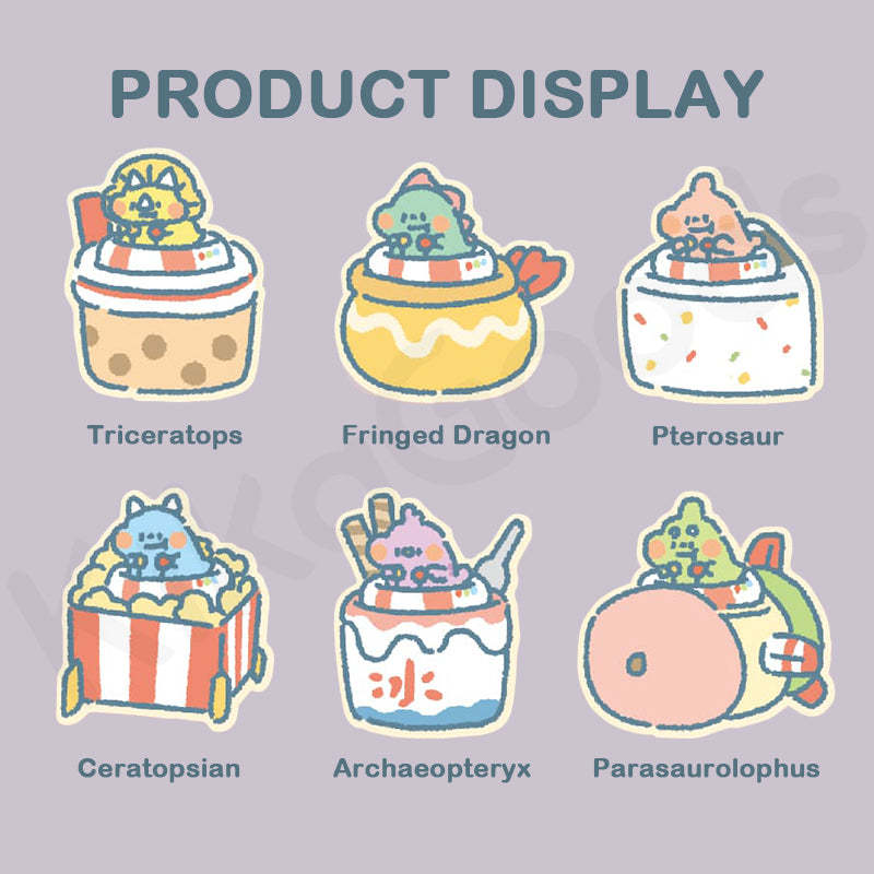 Foodie Dinosaur Space Travel Series Blind Box – KikaGoods Wholesale