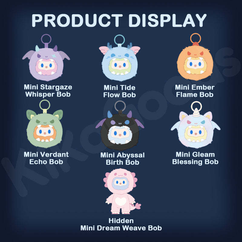 Farmer Bob Mini-Dragon Mirage Series Plush Blind Box【Shipped in Mar./Apr. 2026】