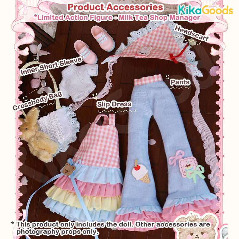 Momotale Four Seasons Tea House Story Series Milk Tea Shop Manager 1/8 BJD Limited Action Figure