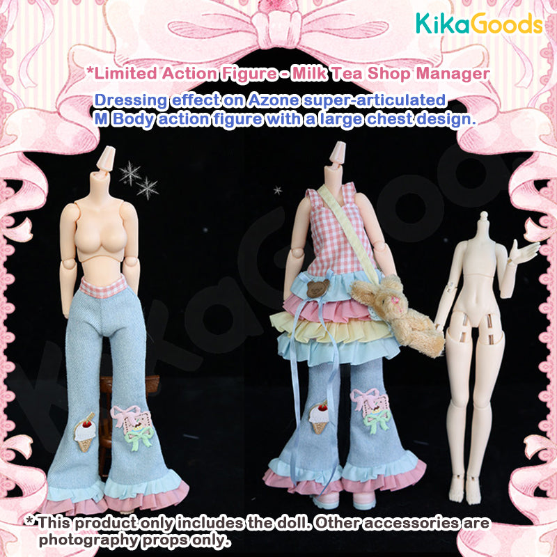 Momotale Four Seasons Tea House Story Series Milk Tea Shop Manager 1/8 BJD Limited Action Figure