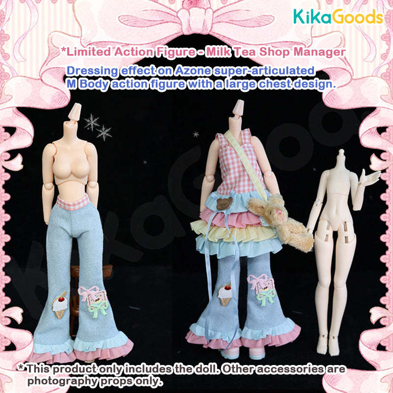 Momotale Four Seasons Tea House Story Series Milk Tea Shop Manager 1/8 BJD Limited Action Figure