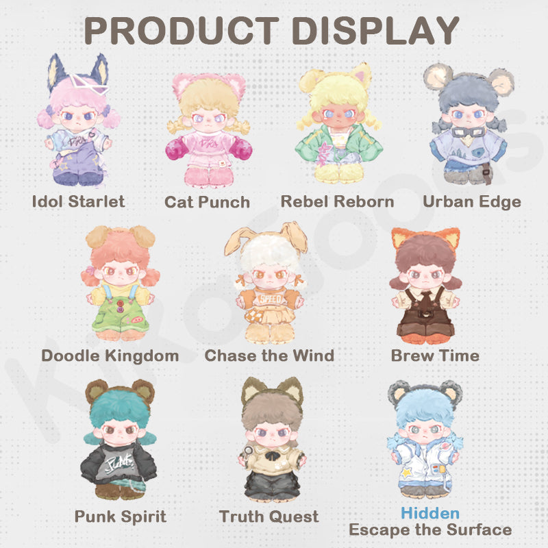 DORA Be Yourself Series Plush Pendant Blind Box