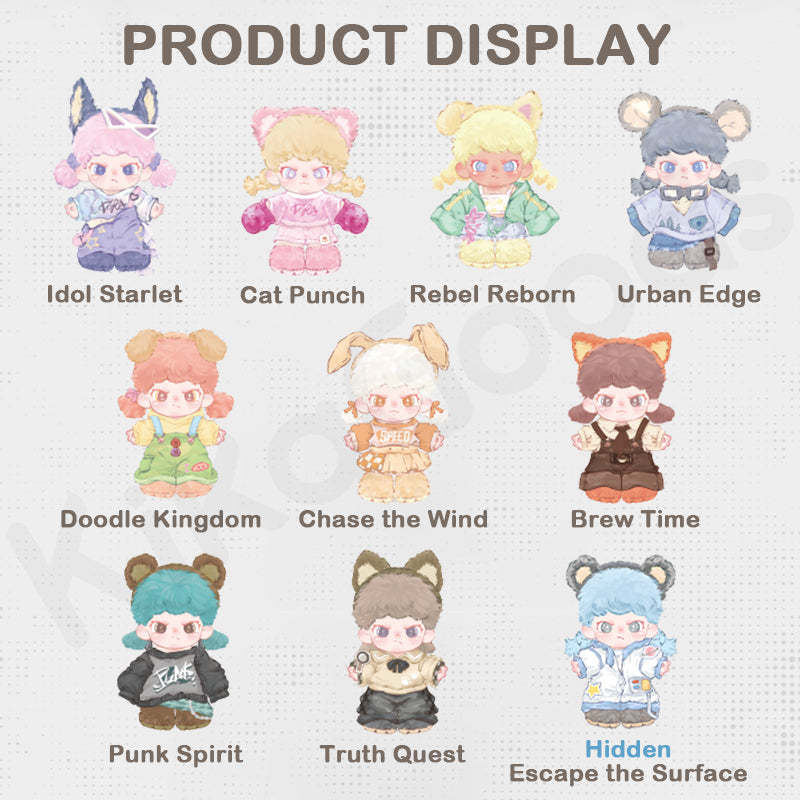 DORA Be Yourself Series Plush Pendant Blind Box