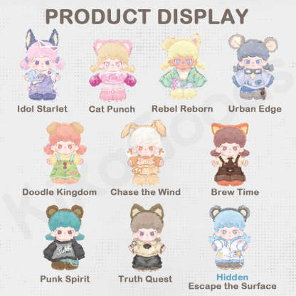 DORA Be Yourself Series Plush Pendant Blind Box