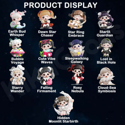 52toys tnt Zoraa ゾラ 記憶の中の星河シリーズ 4体セット Zoraa Starry River in Memories Series Blind Box – KikaGoods Wholesale