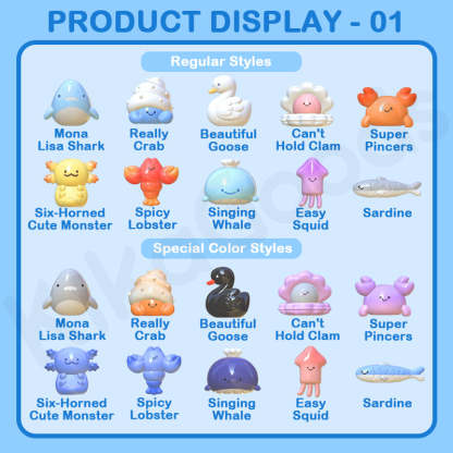 Mini Cute Bean Aquarium Series Blind Bag【Shipped in Jan./Feb. 2026】