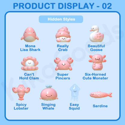 Mini Cute Bean Aquarium Series Blind Bag【Shipped in Jan./Feb. 2026】