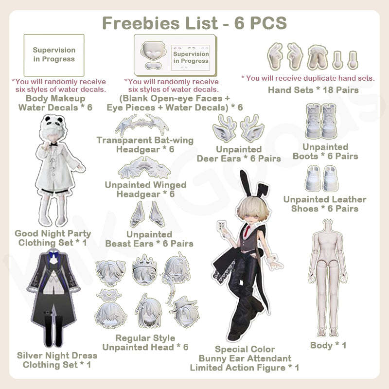 Mita All Male Characters Series 1/8 Action Figure BJD Blind Box