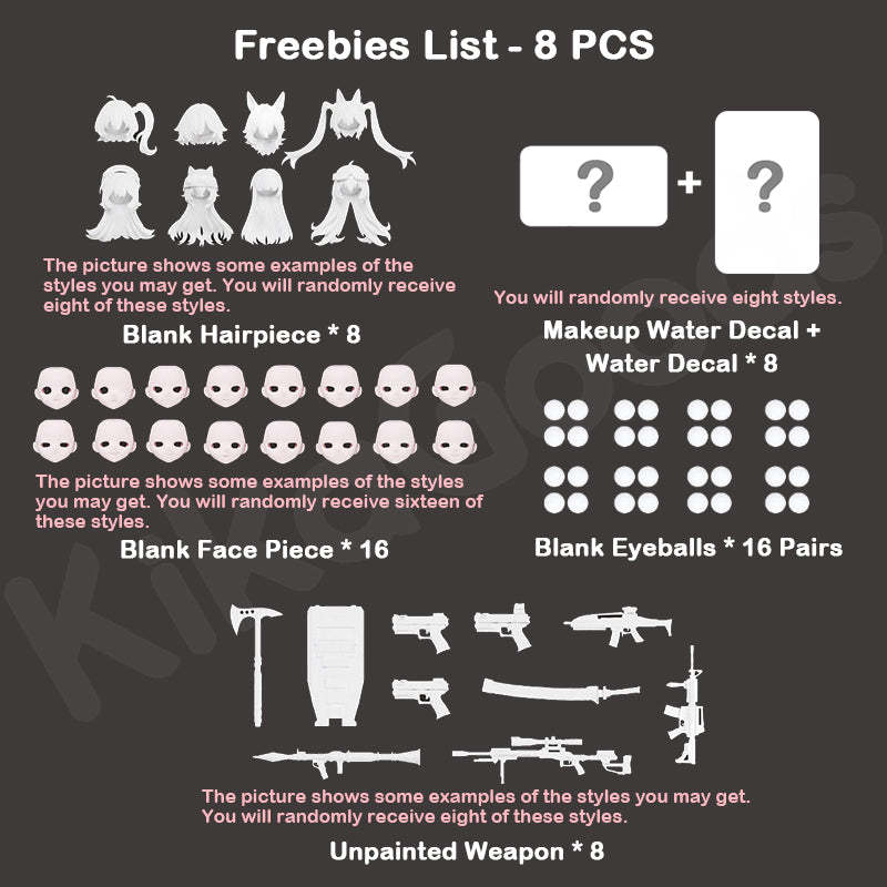 Black Iron Rest Series Action Figure MJD Blind Box