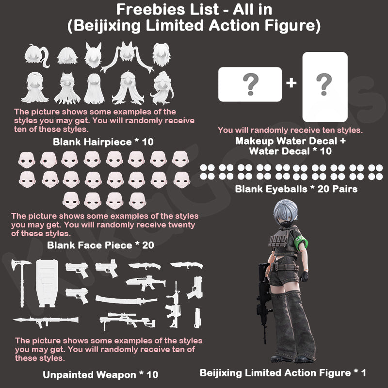 Black Iron Rest Series Action Figure MJD Blind Box【Shipped in May.~Jul. 2026】