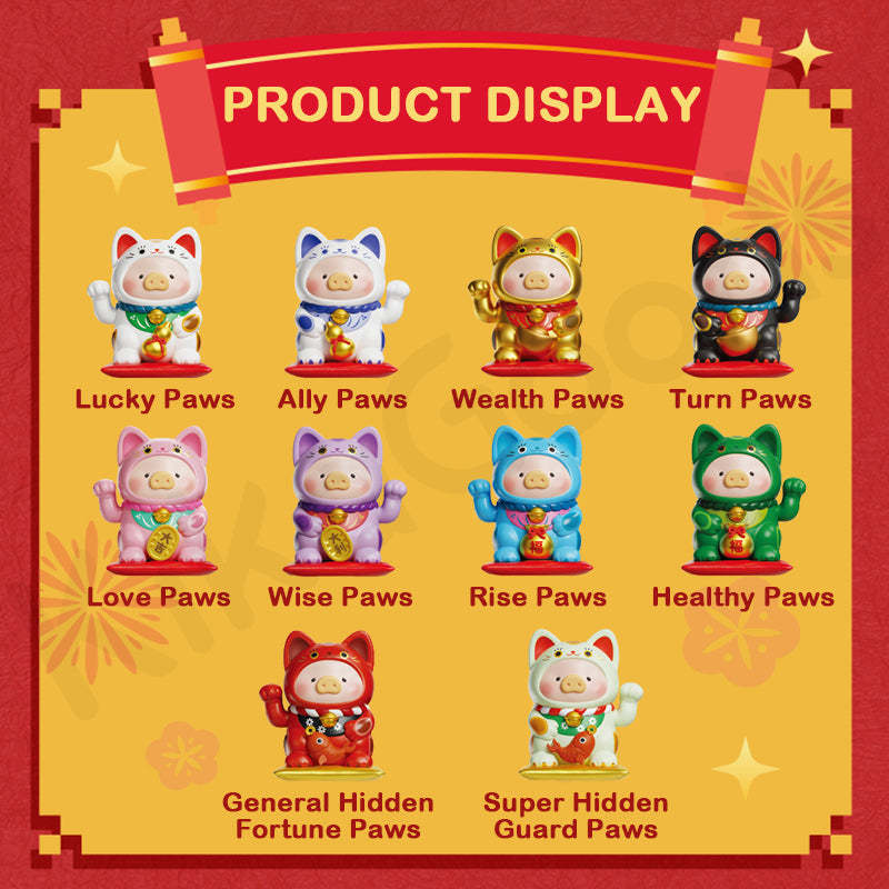 LuLu the Piggy Lucky Cat Series Blind Box【Shipped in Jan./Feb. 2026】