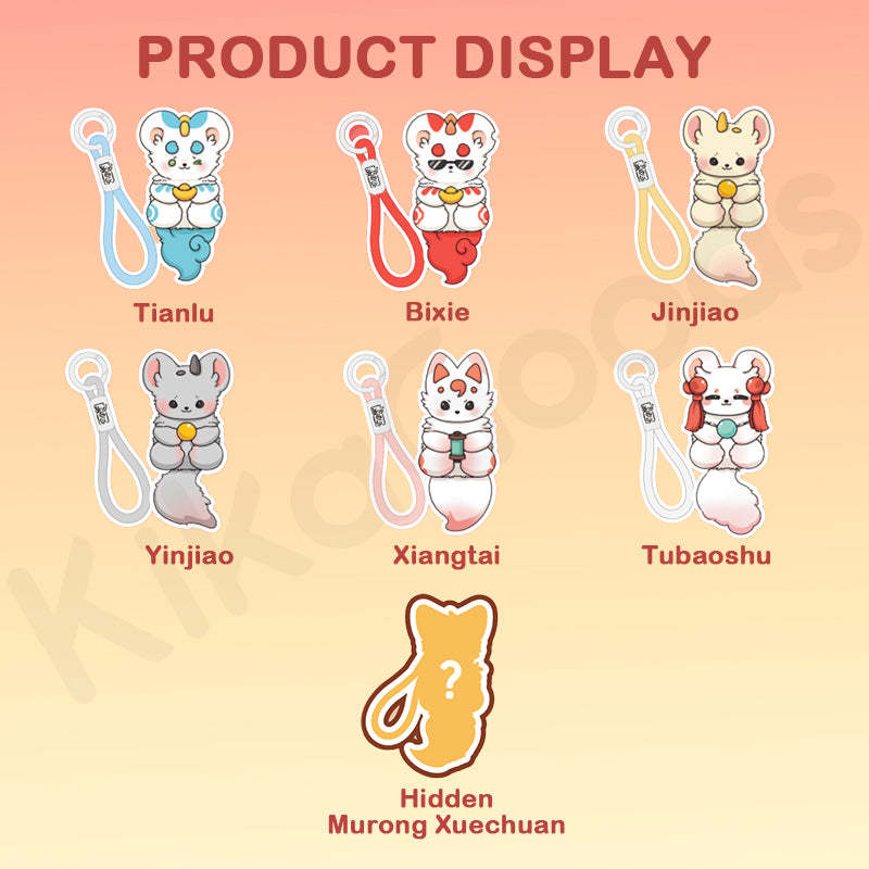 Fabulous Beasts Divine Beasts Offering Treasures Series Plush Pendant Blind Box【Shipped in Jan./Feb. 2026】