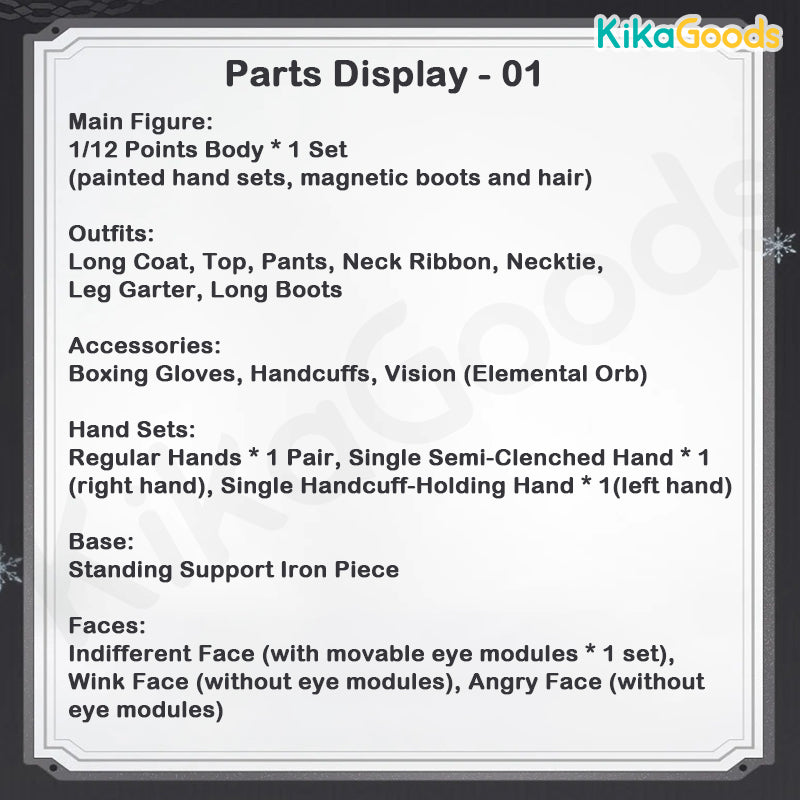 Genshin Impact Series Wriothesley Limited Action Figure【Shipped in Apr./May. 2026】