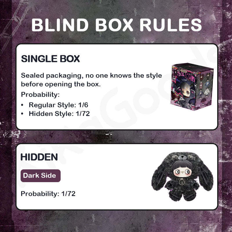 MayMei Rebel Doll Backpack Series Plush Blind Box