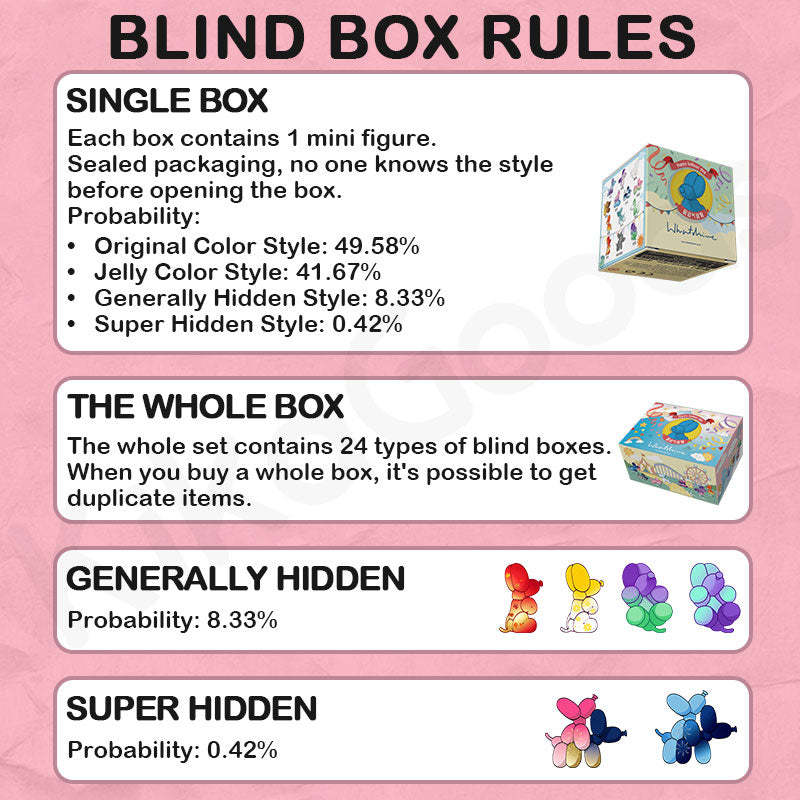 Happy Balloon Dog Series 2 Mini Blind Box