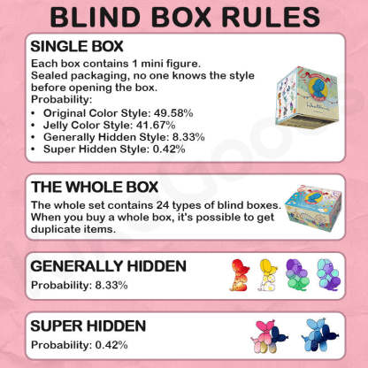 Happy Balloon Dog Series 2 Mini Blind Box