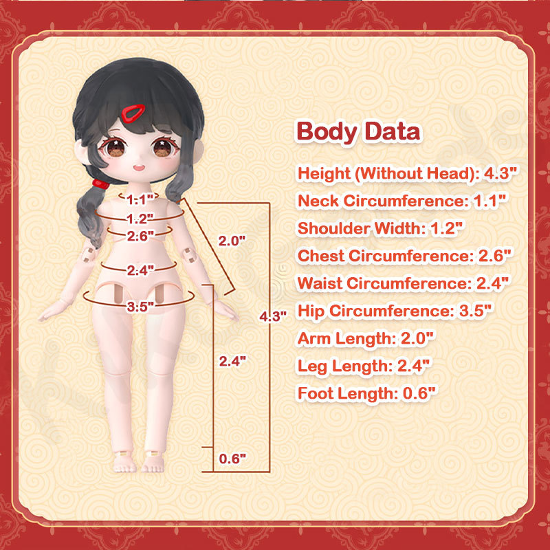 Liroro Horse Year Spring Festival Series 1/12 BJD Limited Action Figure