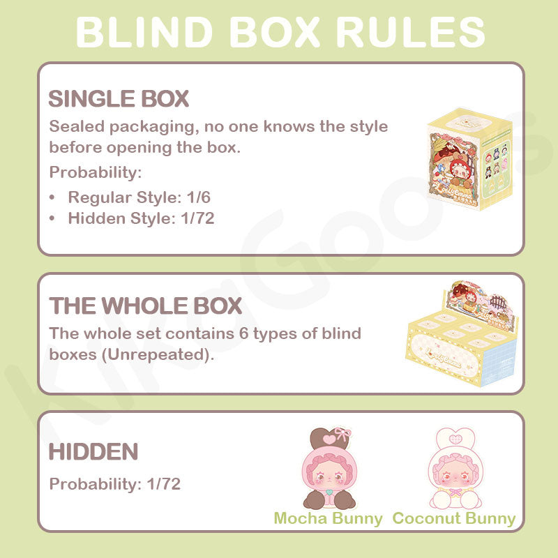 Lovely Emma Sweet Treat Bunnies Series Plush Blind Box【Shipped in Mar./Apr. 2026】