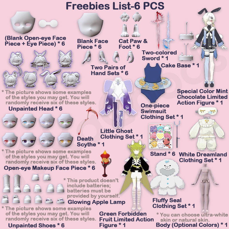 Ethereal Paradise Series 1/8 Action Figure BJD Blind Box【Shipped in Sept./Oct. 2026】