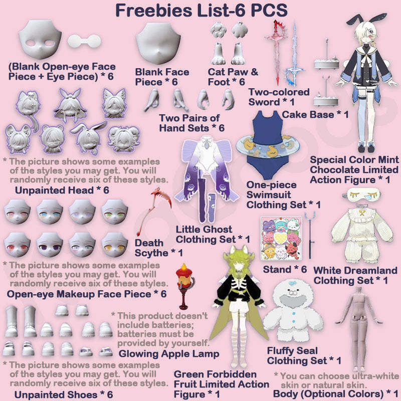 Ethereal Paradise Series 1/8 Action Figure BJD Blind Box