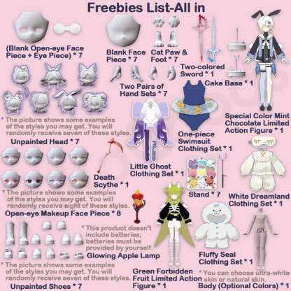 Ethereal Paradise Series 1/8 Action Figure BJD Blind Box【Shipped in Sept./Oct. 2026】