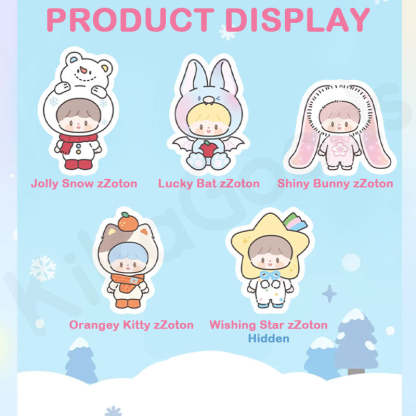 zZoton Winters Small Joys Series Plush Blind Box