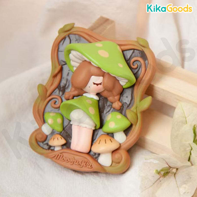 Moogutong Little Mushroom Girl Series Relief-Carved Refrigerator Magnet Blind Box【Shipped in Mar./Apr. 2026】